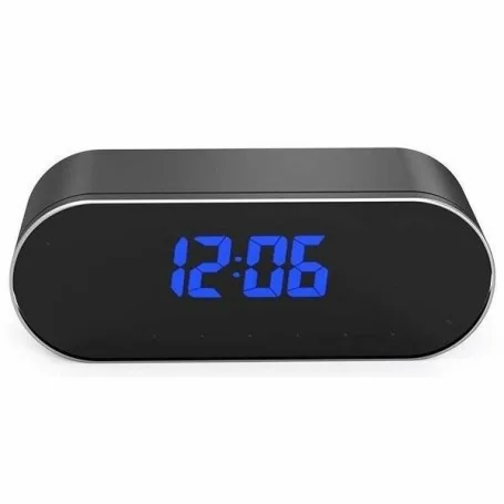 Reloj despertador con cámara espía Full HD Wifi visión de noche 