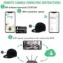 Gorra de béisbol cámara espía Full HD 1080P Wifi