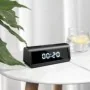 Reloj despertador con cámara espía Full HD 1080P Wifi Visión nocturna Negro