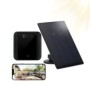 Cámara espía exterior Wi-Fi HD 1080P PIR panel solar visión nocturna