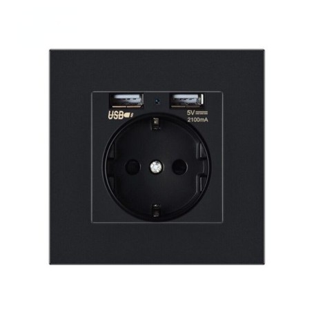 Enchufe de corriente con cámara espía 1080P Wifi 2 USB