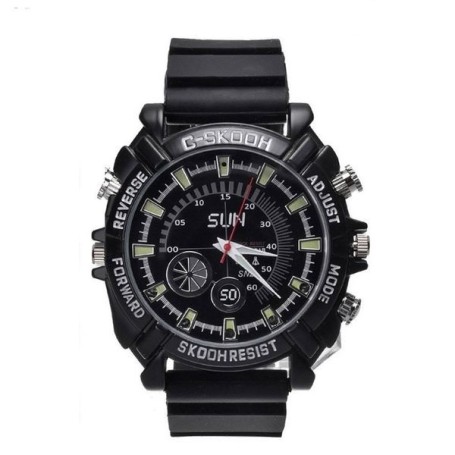 Reloj con cámara espía Full HD 1080P con detección de movimiento