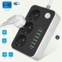 Enchufe multiple con cámara espía HD 1080P 6 cargador USB