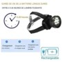 Linterna frontal con cámara HD 1080P impermeable IPX-4