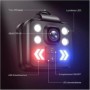 Cámara corporal HD1080P LED impermeable IP65 con 4 modos de iluminación 