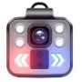 Cámara corporal HD1080P LED impermeable IP65 con 4 modos de iluminación 