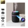 Humidificador de aire con cámara espía HD 1080P detector de movimiento lámpara de noche 