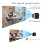 Cargador USB Cámara Espía 4K WiFi Visión Nocturna Blanco