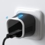 Cargador USB Cámara Espía 4K WiFi Visión Nocturna Blanco