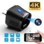 Cargador de Pared USB con Cámara Espía Ultra HD 4K y Visión Nocturna