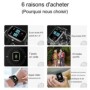 Reloj GPS 4G para personas mayores con localización, videollamada control de salud