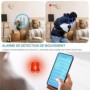 Cargador USB de pared cámara espía 4K WiFi detección de movimiento 