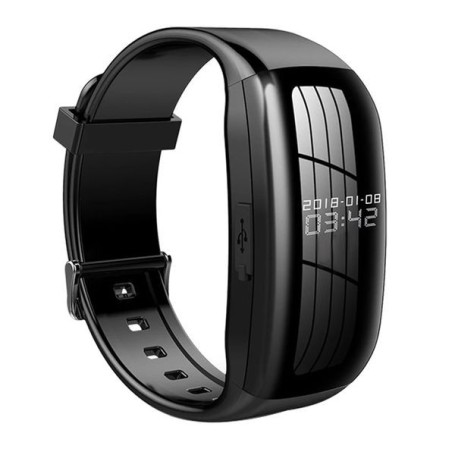 Reloj con cámara espía Full HD 1080P y grabadora de voz de 8 GB