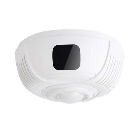 Detector de humo falso con cámara espía Wi-Fi HD 1080P, visión nocturna y audio bidireccional