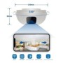 Detector de humo falso con cámara espía Wi-Fi HD 1080P, visión nocturna y audio bidireccional