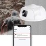 Detector de humo falso con cámara espía Wi-Fi HD 1080P, visión nocturna y audio bidireccional