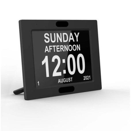 Reloj marco de fotos calendario digital Full HD 2K