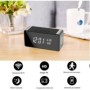 Despertador con cámara espía 4K Wifi visión de noche 