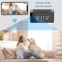 Despertador con cámara espía 4K Wifi visión de noche 