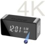 Despertador con cámara espía 4K Wifi visión de noche 