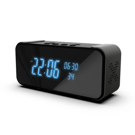 Despertador con altavoz Bluetooth cámara espía Ultra HD 4K visión nocturna y Wifi