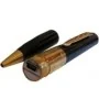 Bolígrafo con cámara espía negro y dorado