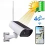 Cámara de vigilancia solar SIM 3G y 4G x4 Zoom