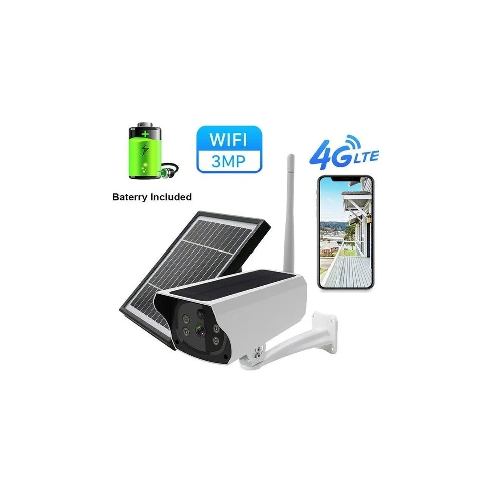 Cámara de vigilancia solar Tarjeta SIM 3G y 4G resistente al agua IR – Los  mejores productos en la tienda online Joom Geek
