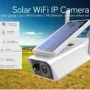 Cámara de vigilancia Wifi et IP impermeable con panel solar 