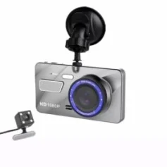 Dashcam 1080 HD y cámara trasera de visión infrarroja 